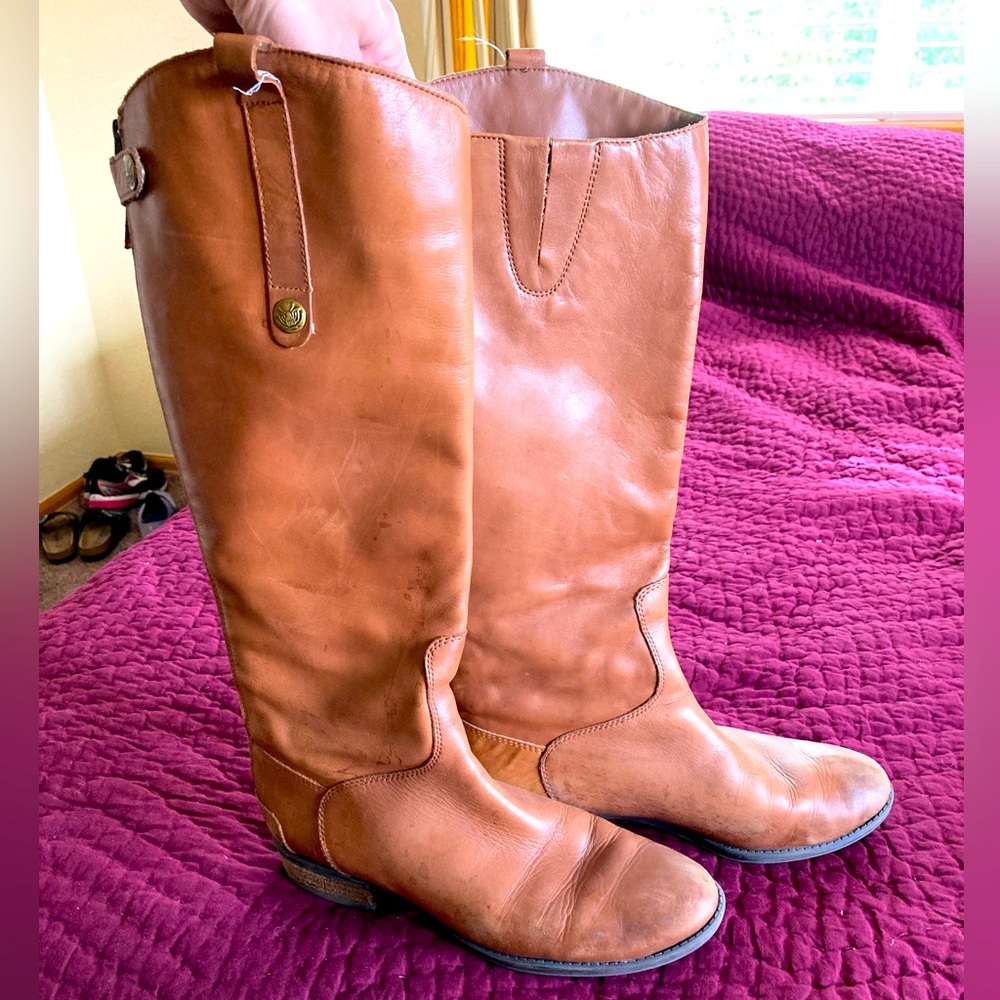 Sam Edelman Leather Penny Riding Boots